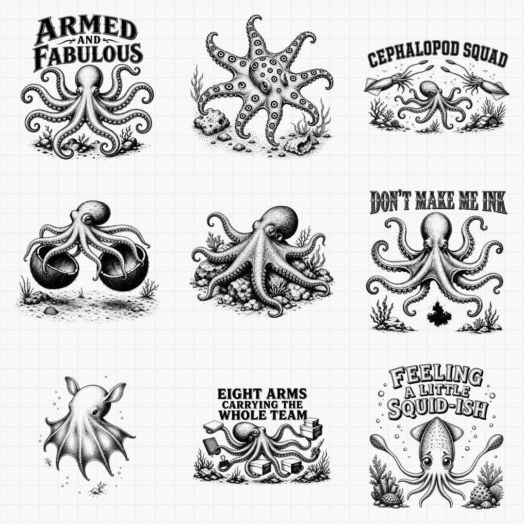 Octopus & Squid Designs - Thumbnail 2