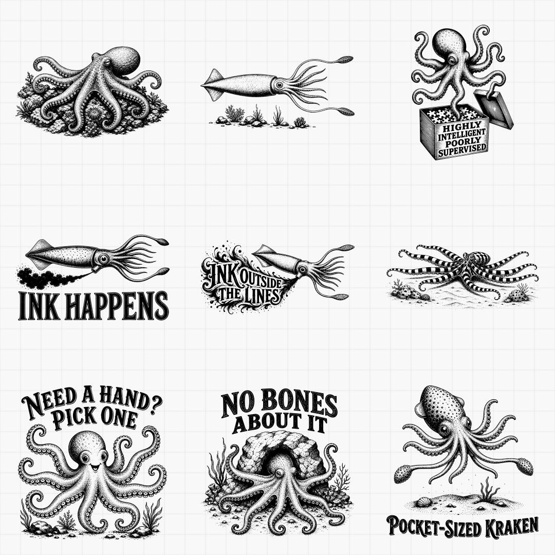 Octopus & Squid Designs - Thumbnail 3