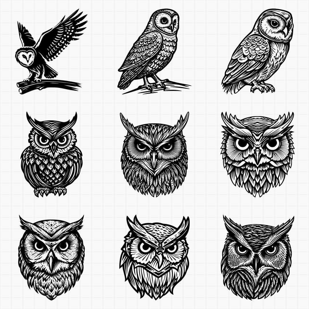 Owl Designs Pack - Thumbnail 2