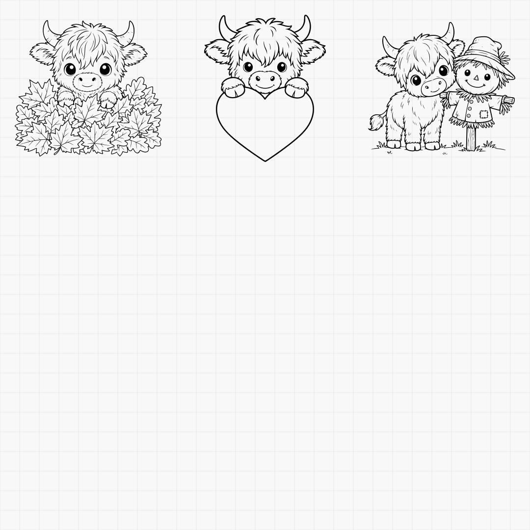 Peeking Highland Cows - Thumbnail 5