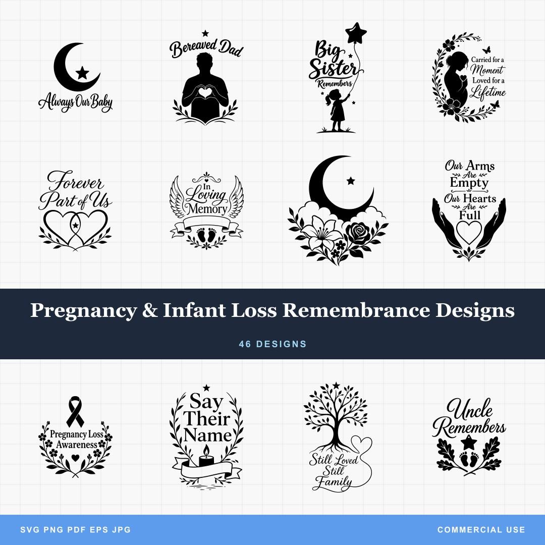 Pregnancy & Infant Loss Remembrance Designs
