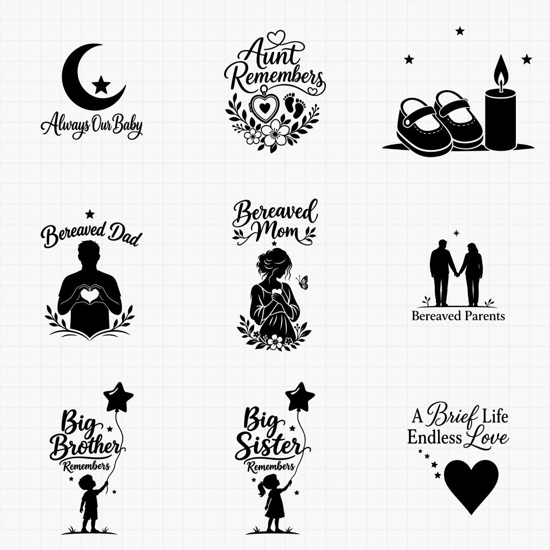 Pregnancy & Infant Loss Remembrance Designs - Thumbnail 2