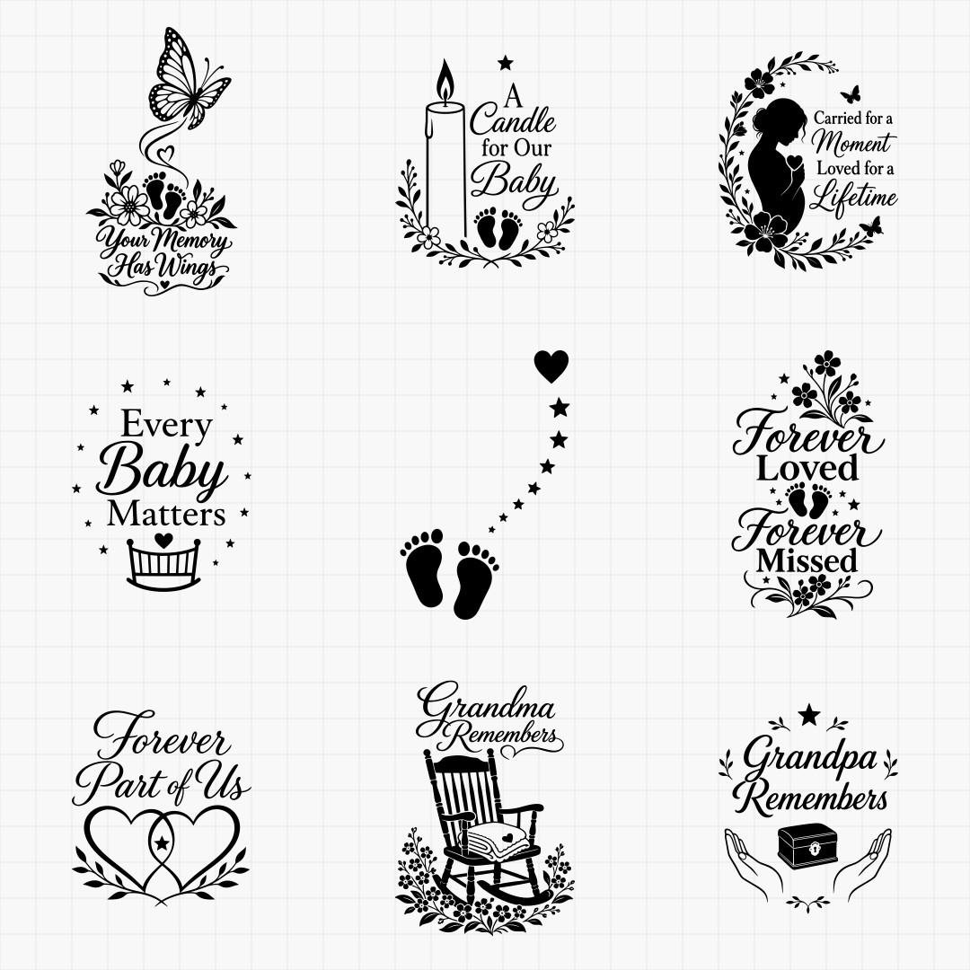Pregnancy & Infant Loss Remembrance Designs - Thumbnail 3