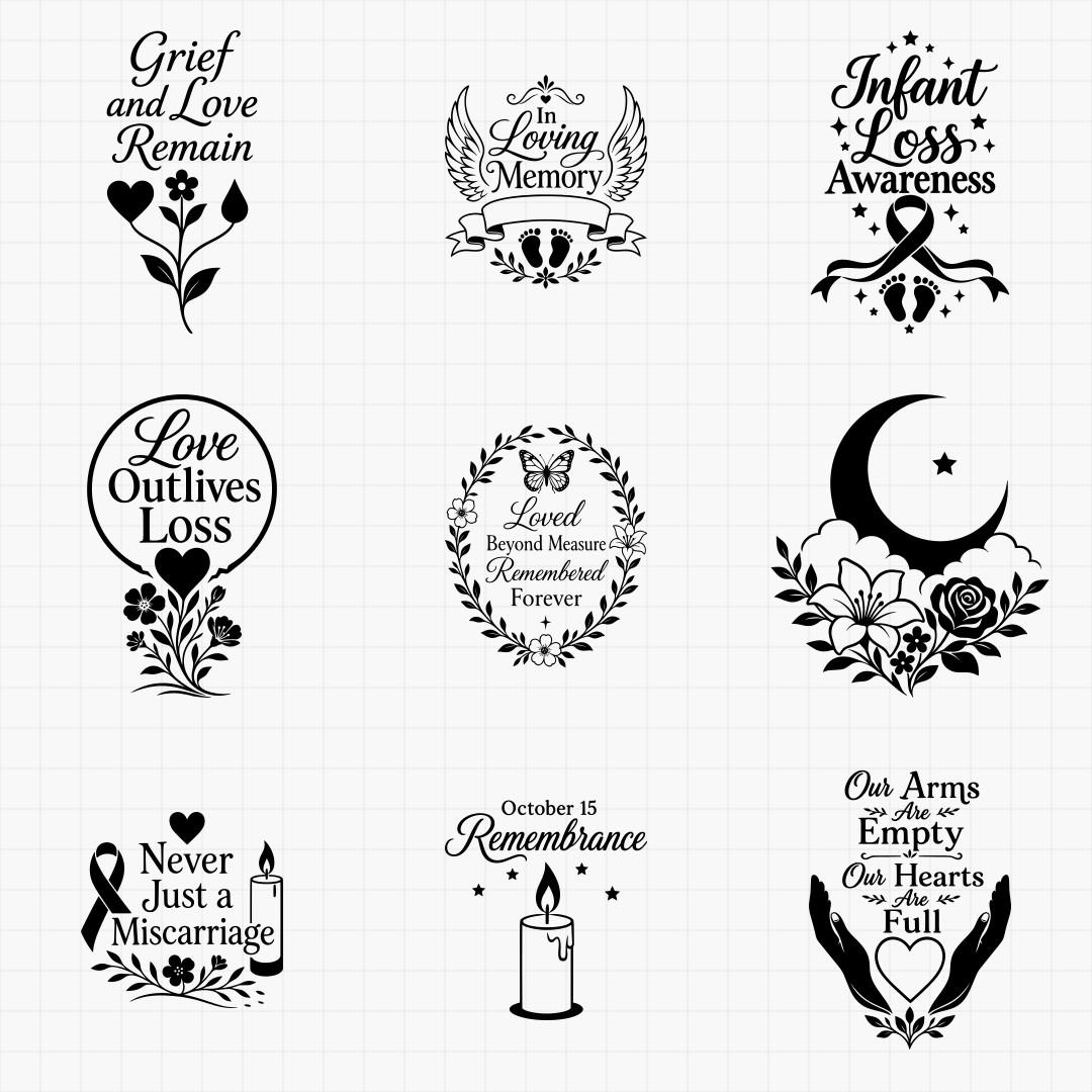Pregnancy & Infant Loss Remembrance Designs - Thumbnail 4
