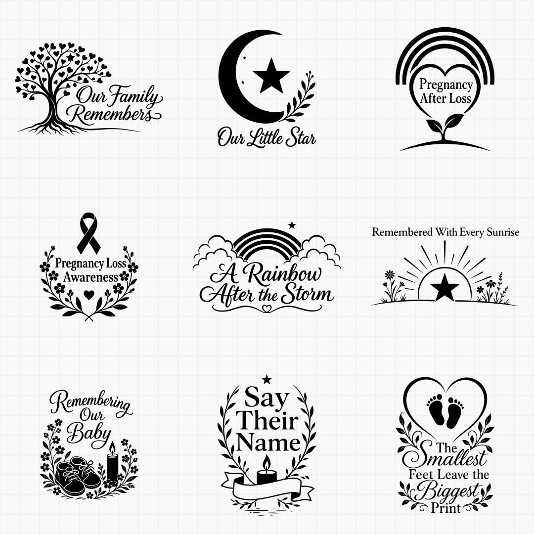 Pregnancy & Infant Loss Remembrance Designs - Thumbnail 5