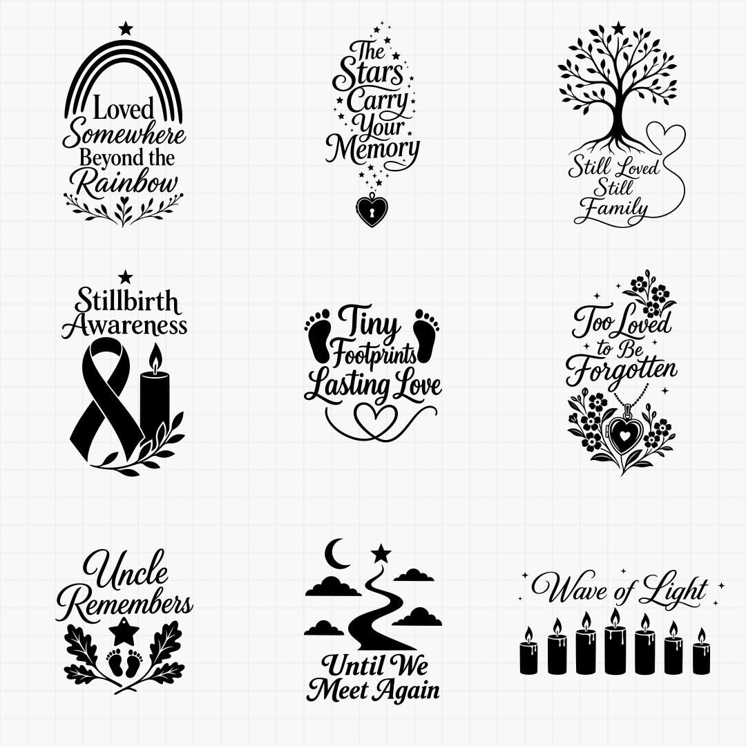 Pregnancy & Infant Loss Remembrance Designs - Thumbnail 6
