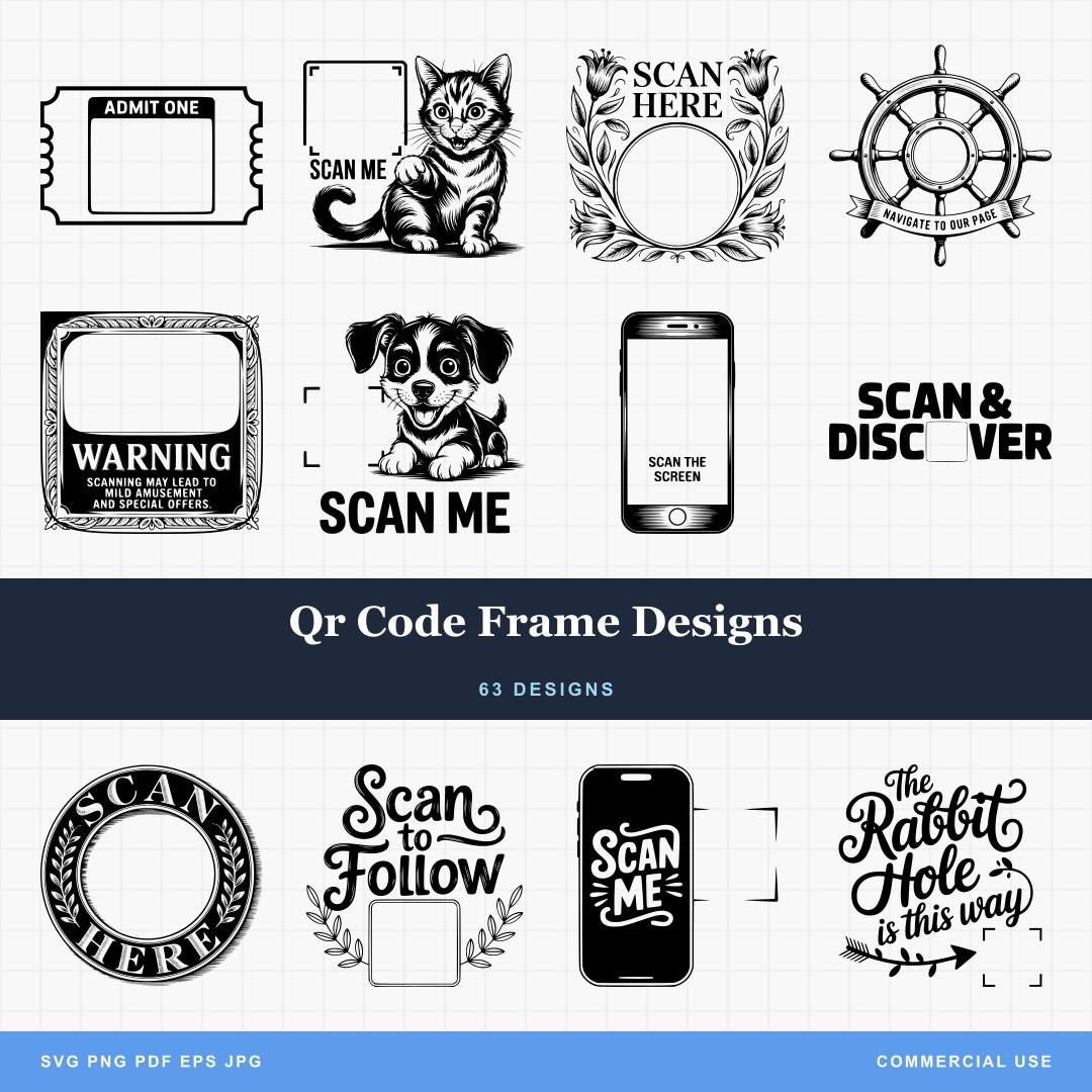 Qr Code Frame Designs