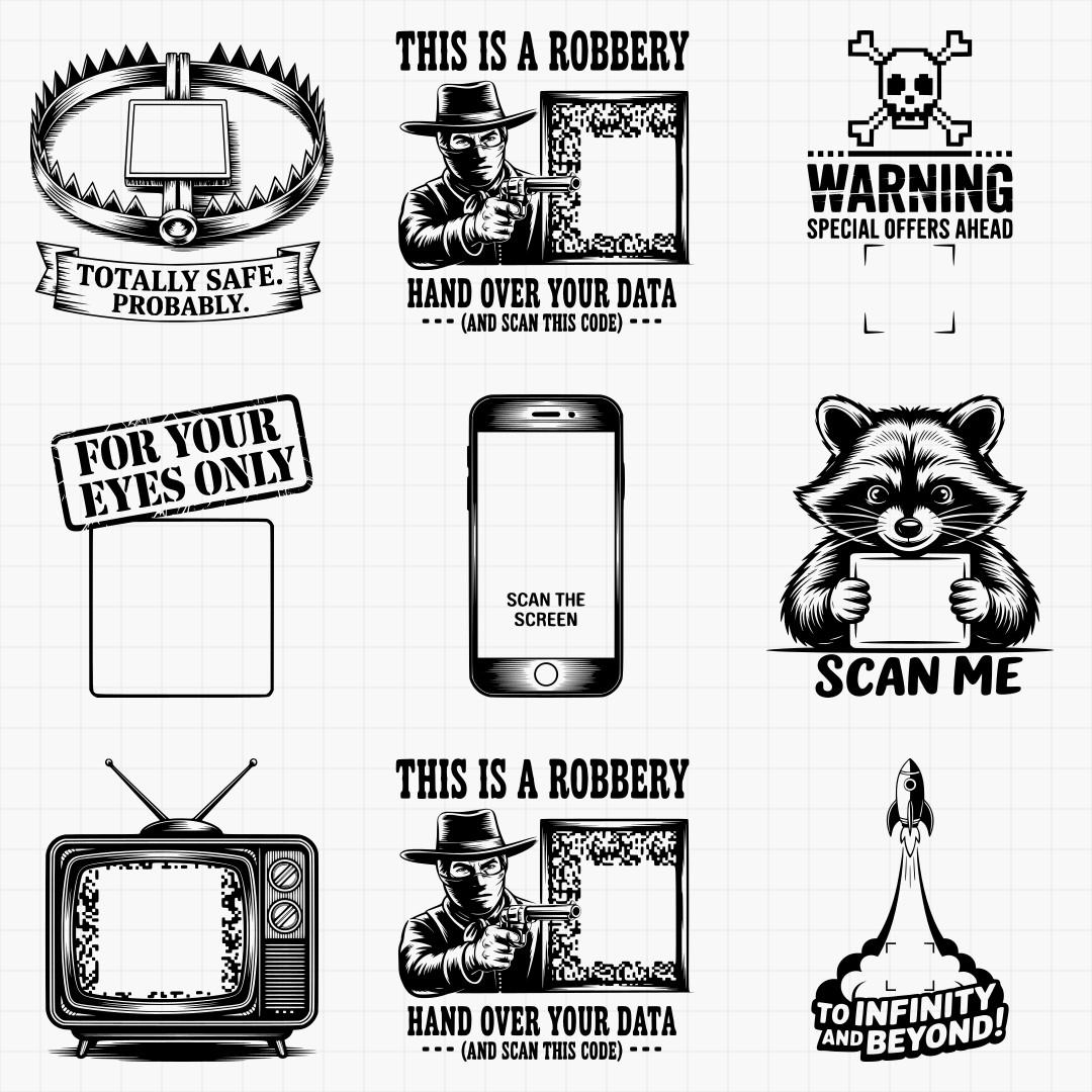 Qr Code Frame Designs - Thumbnail 5