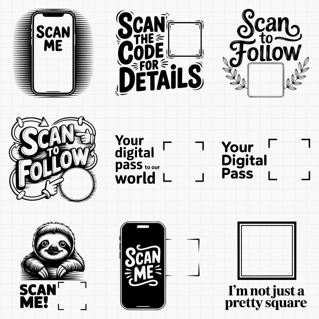 Qr Code Frame Designs - Thumbnail 7