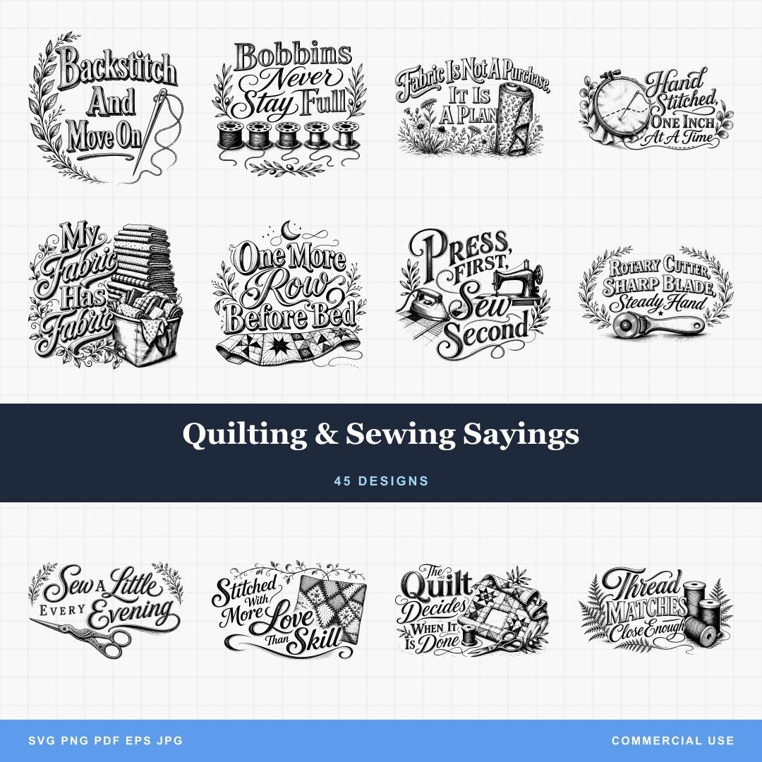 Quilting & Sewing Sayings