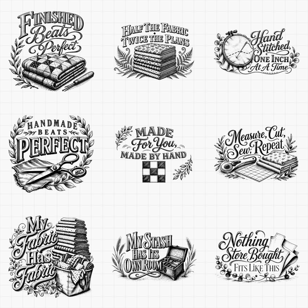 Quilting & Sewing Sayings - Thumbnail 3