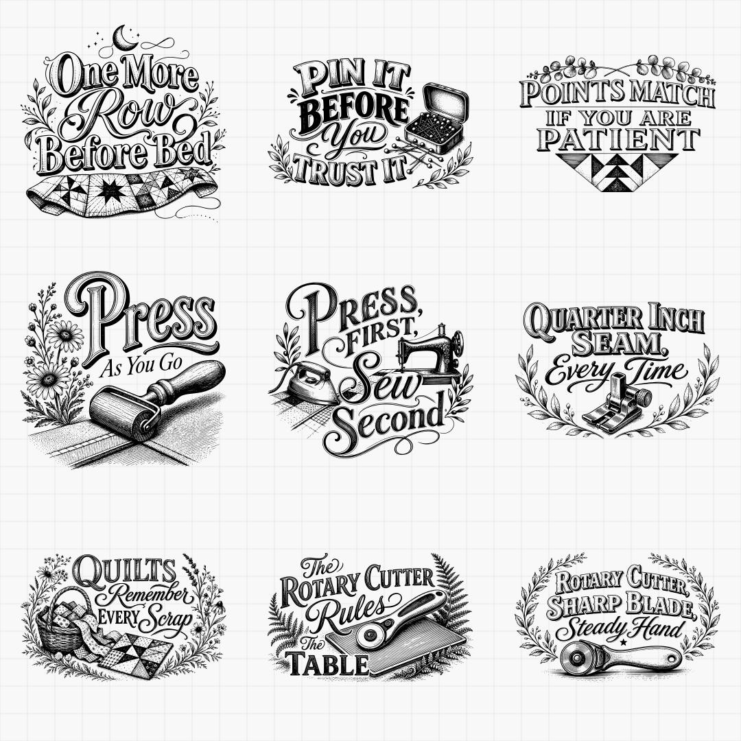 Quilting & Sewing Sayings - Thumbnail 4