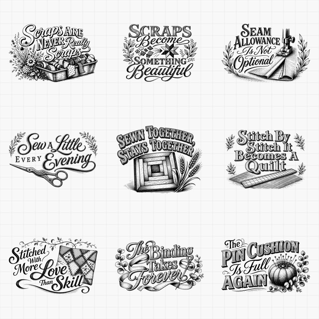 Quilting & Sewing Sayings - Thumbnail 5