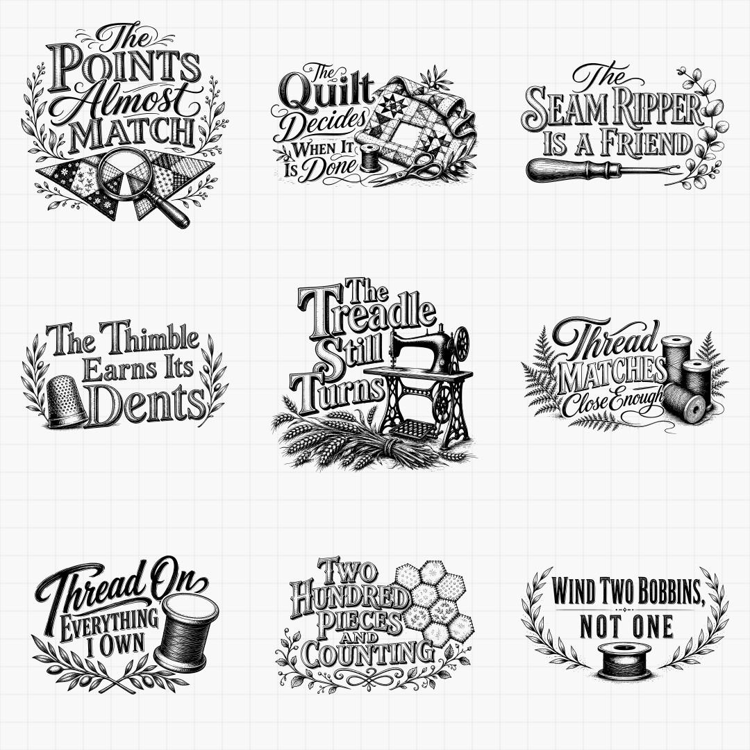 Quilting & Sewing Sayings - Thumbnail 6