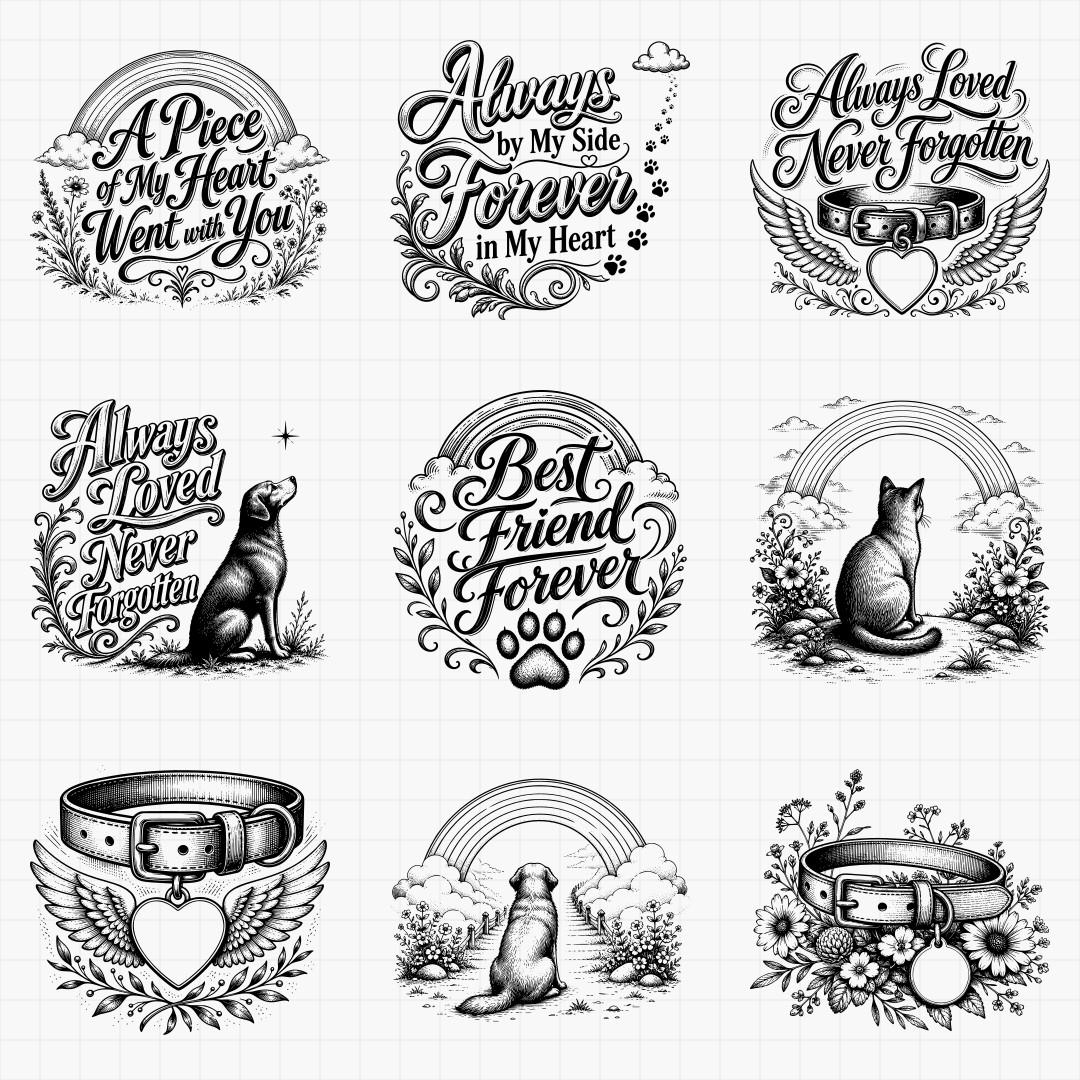 Rainbow Bridge Pet Memorial Designs - Thumbnail 2