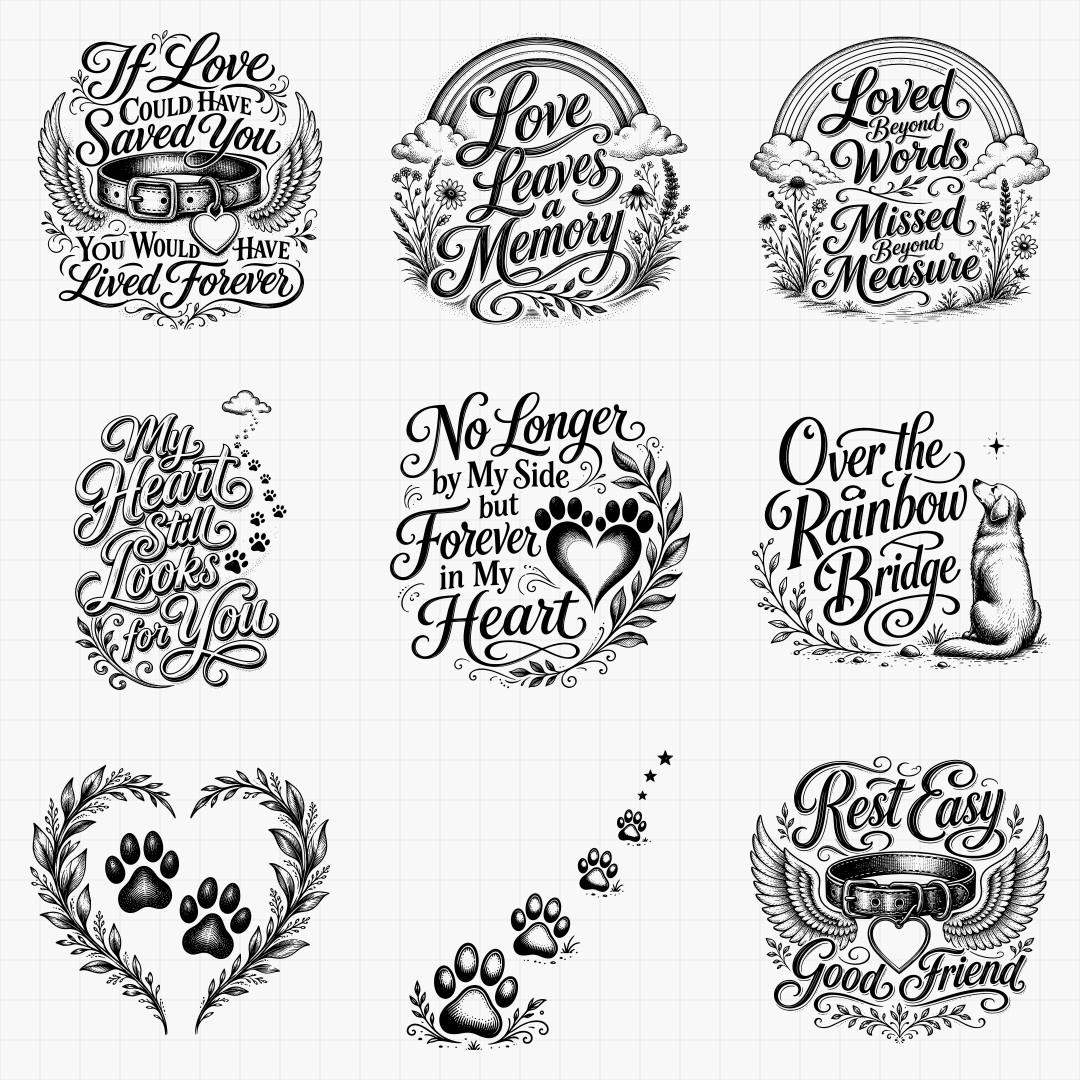 Rainbow Bridge Pet Memorial Designs - Thumbnail 4