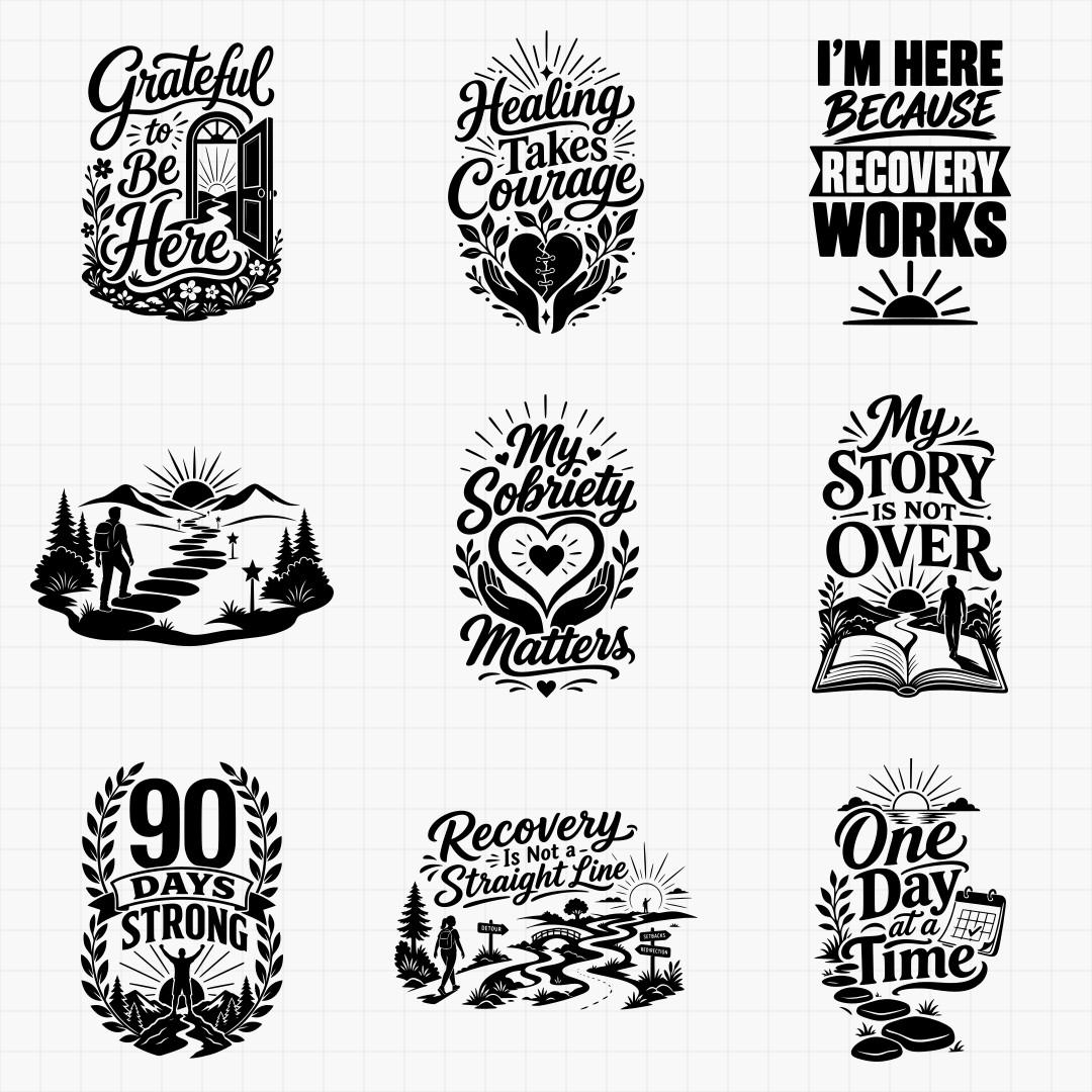 Recovery & Sobriety Milestone Designs - Thumbnail 3
