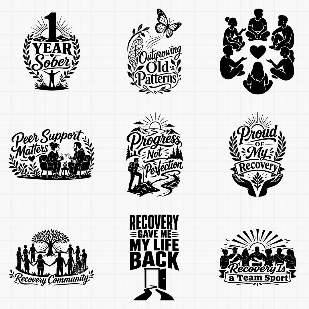 Recovery & Sobriety Milestone Designs - Thumbnail 4