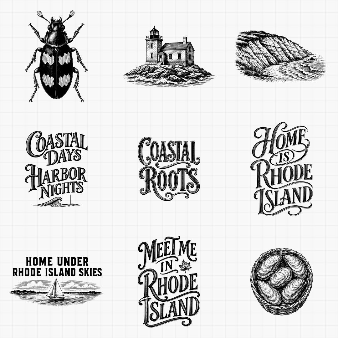 Rhode Island State Pride & Travel Designs - Thumbnail 2