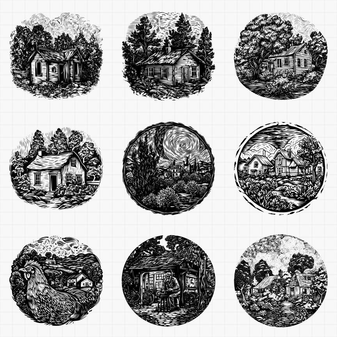 Rural Scene Designs - Thumbnail 2