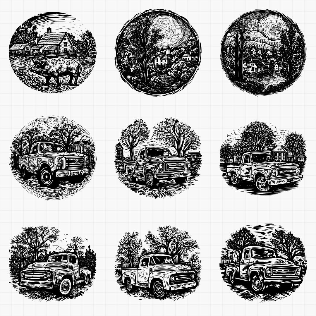 Rural Scene Designs - Thumbnail 4