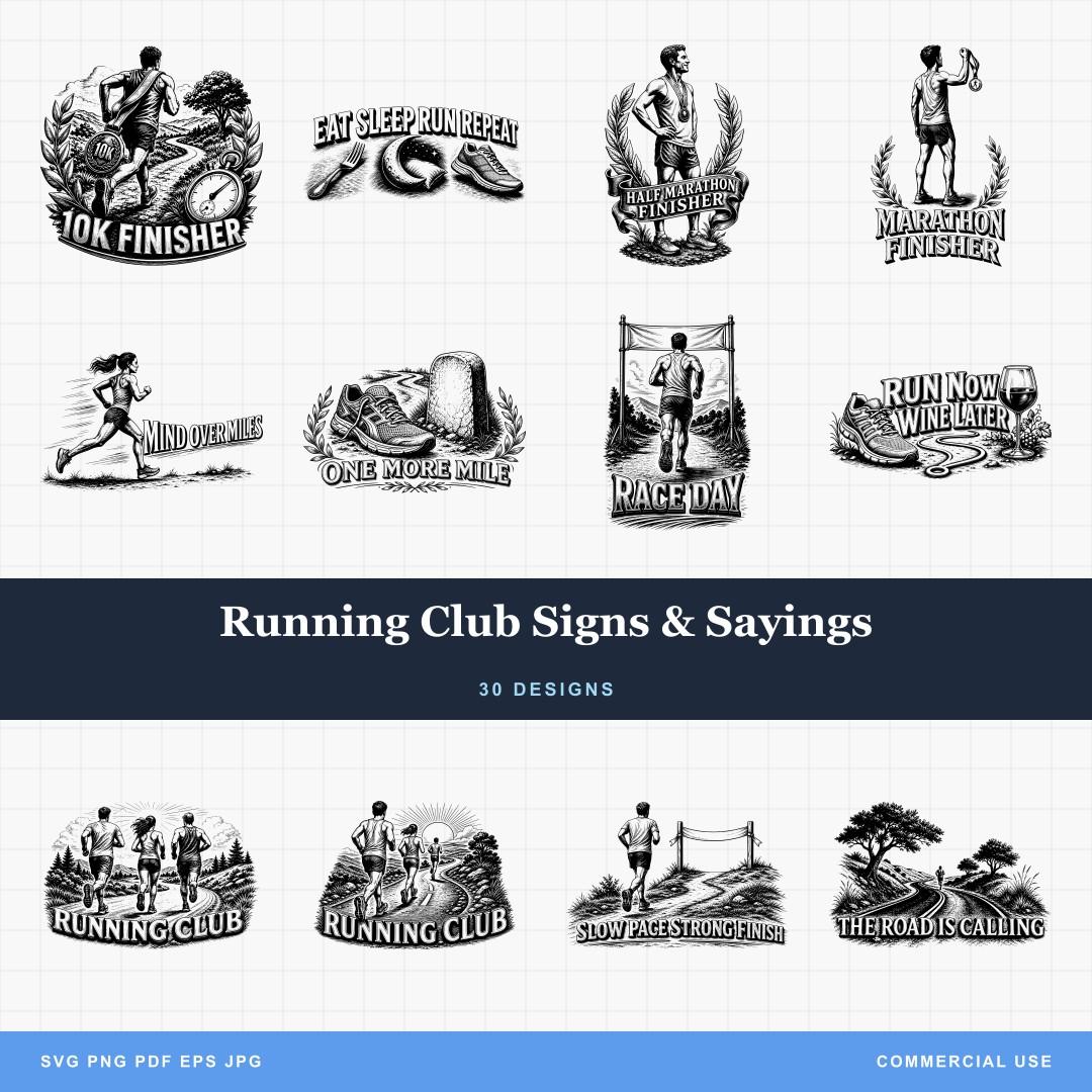 Running Club Signs & Sayings