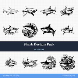 Shark Designs Pack