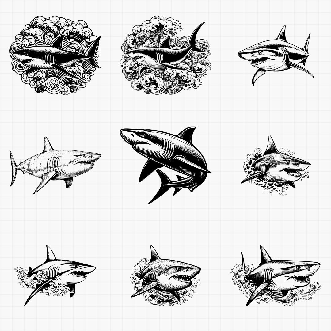 Shark Designs Pack - Thumbnail 4