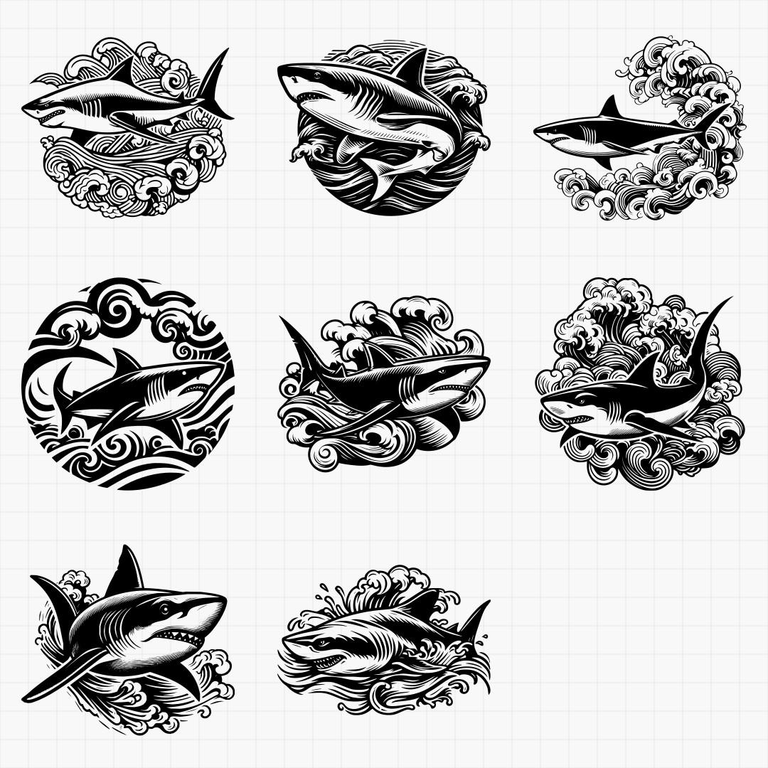 Shark Designs Pack - Thumbnail 5
