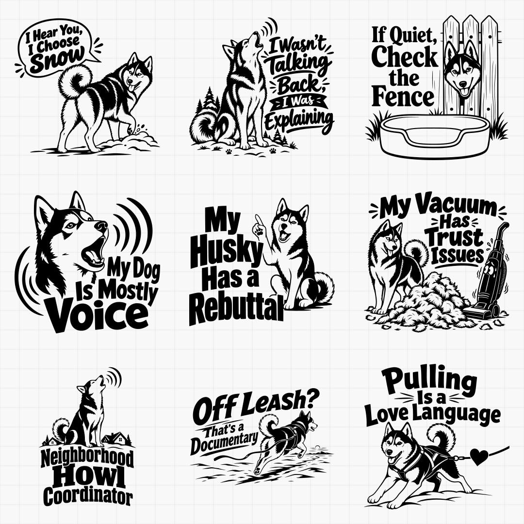 Siberian Husky Designs - Thumbnail 3