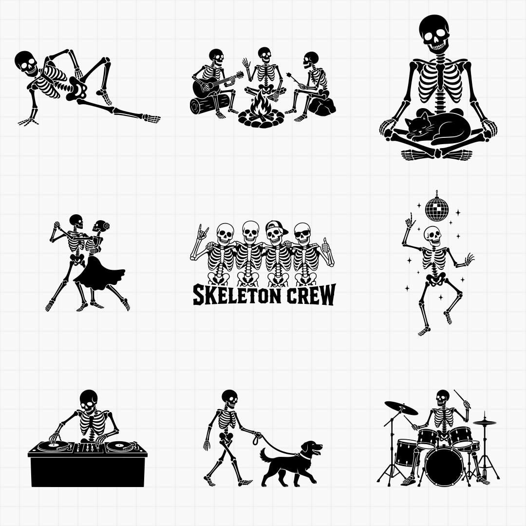 Skeleton Party & Spooky Humor Designs - Thumbnail 4