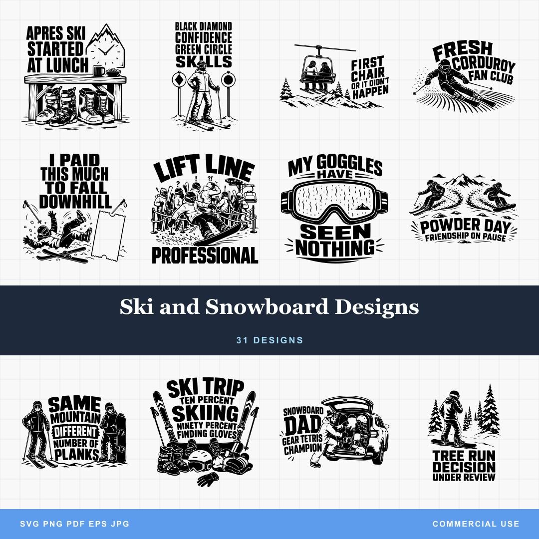 Ski and Snowboard Designs