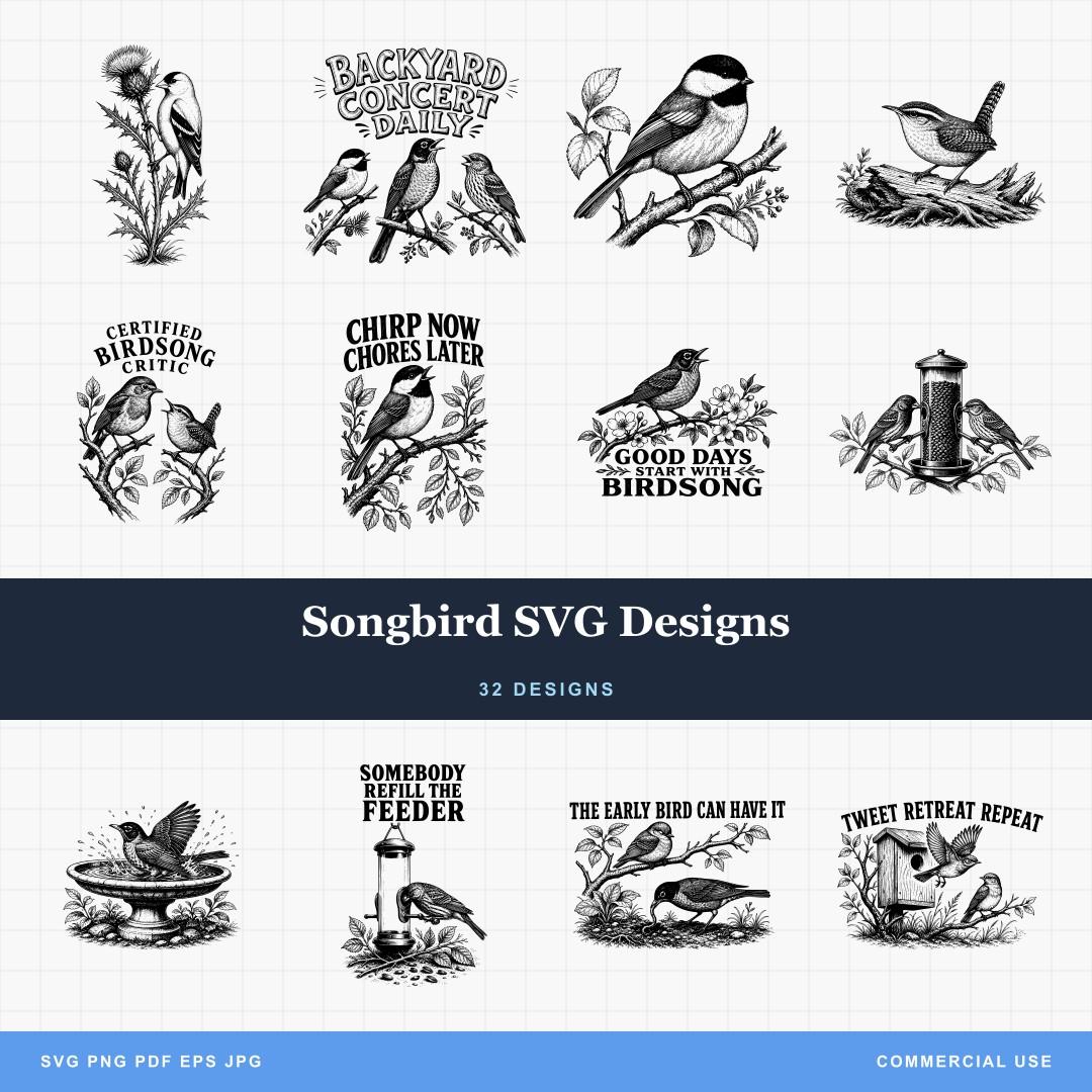Songbird SVG Designs