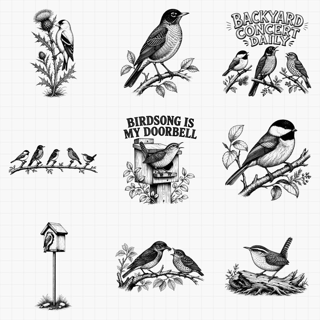 Songbird SVG Designs - Thumbnail 2