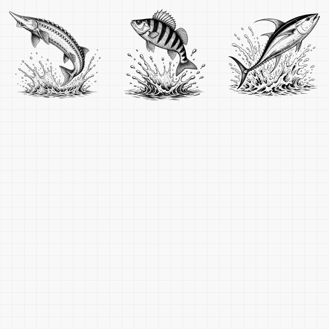 Splashing Fish Designs - Thumbnail 5