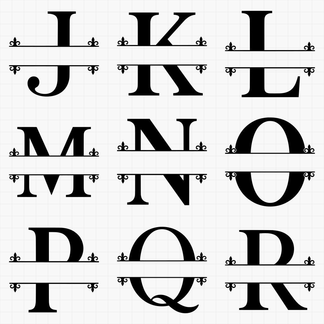 Split Monogram Designs - Thumbnail 5