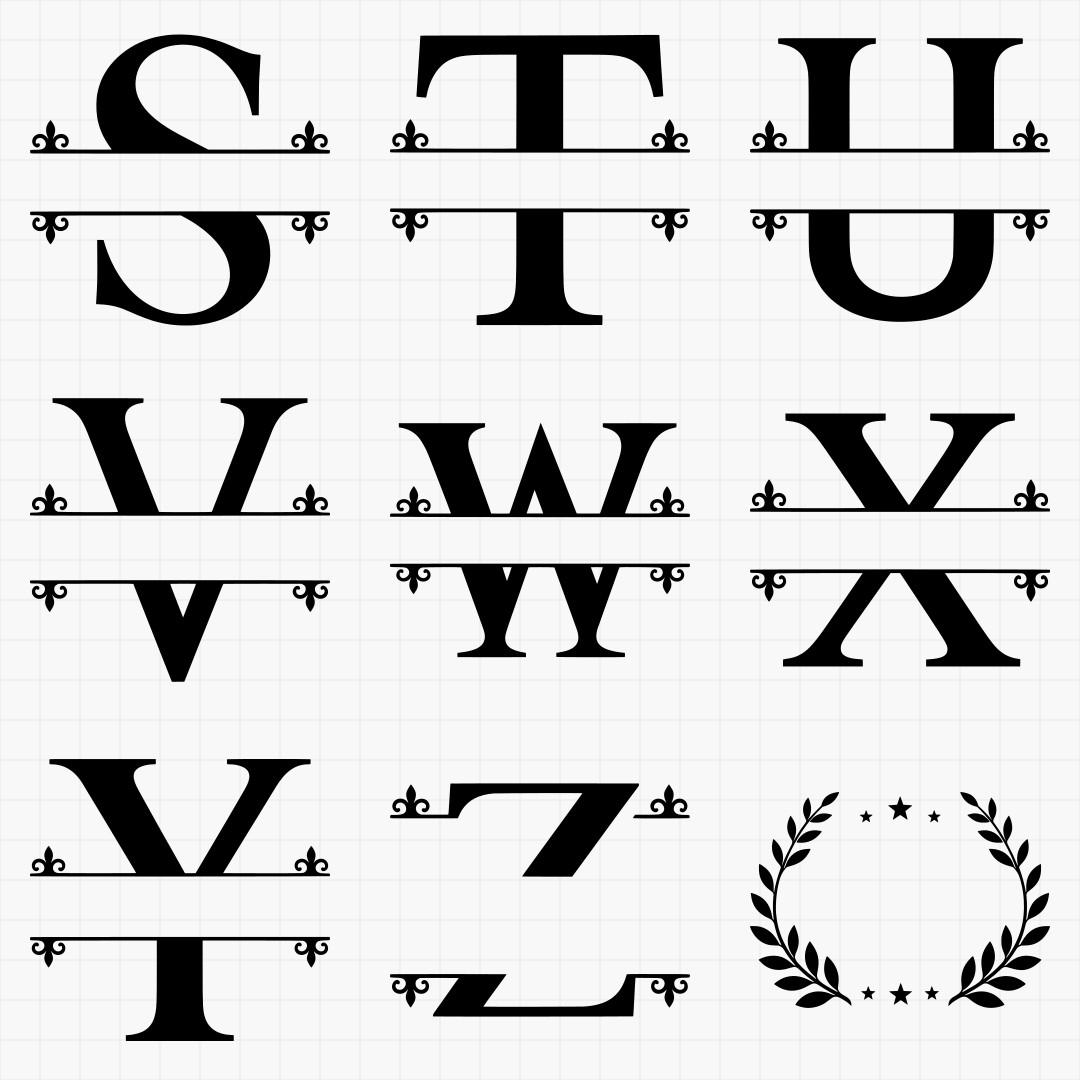 Split Monogram Designs - Thumbnail 6
