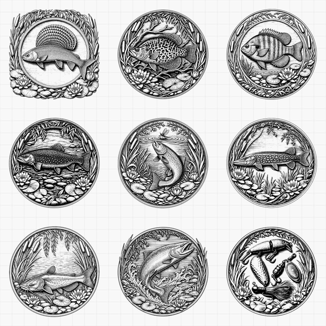 Sport Fish Relief Medallions - Thumbnail 2