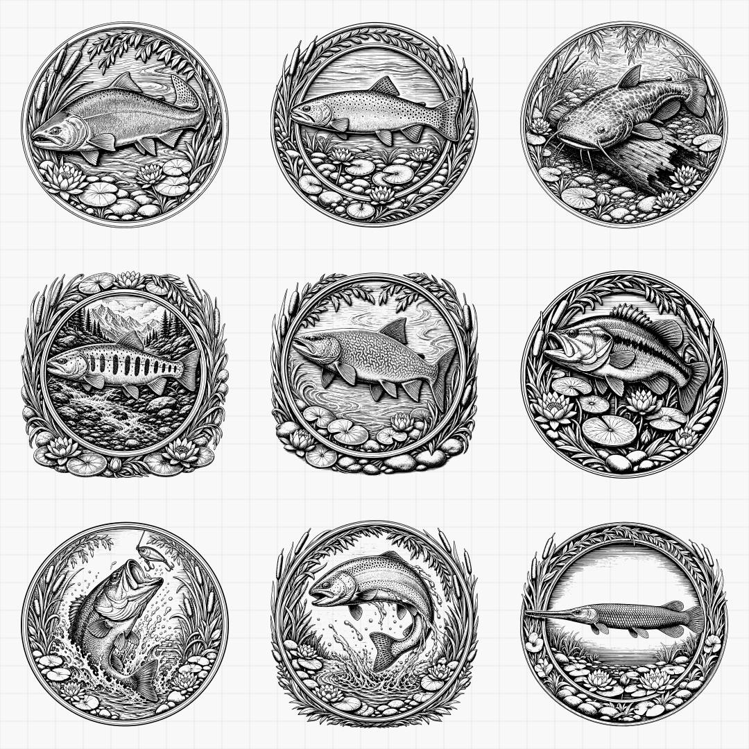 Sport Fish Relief Medallions - Thumbnail 3