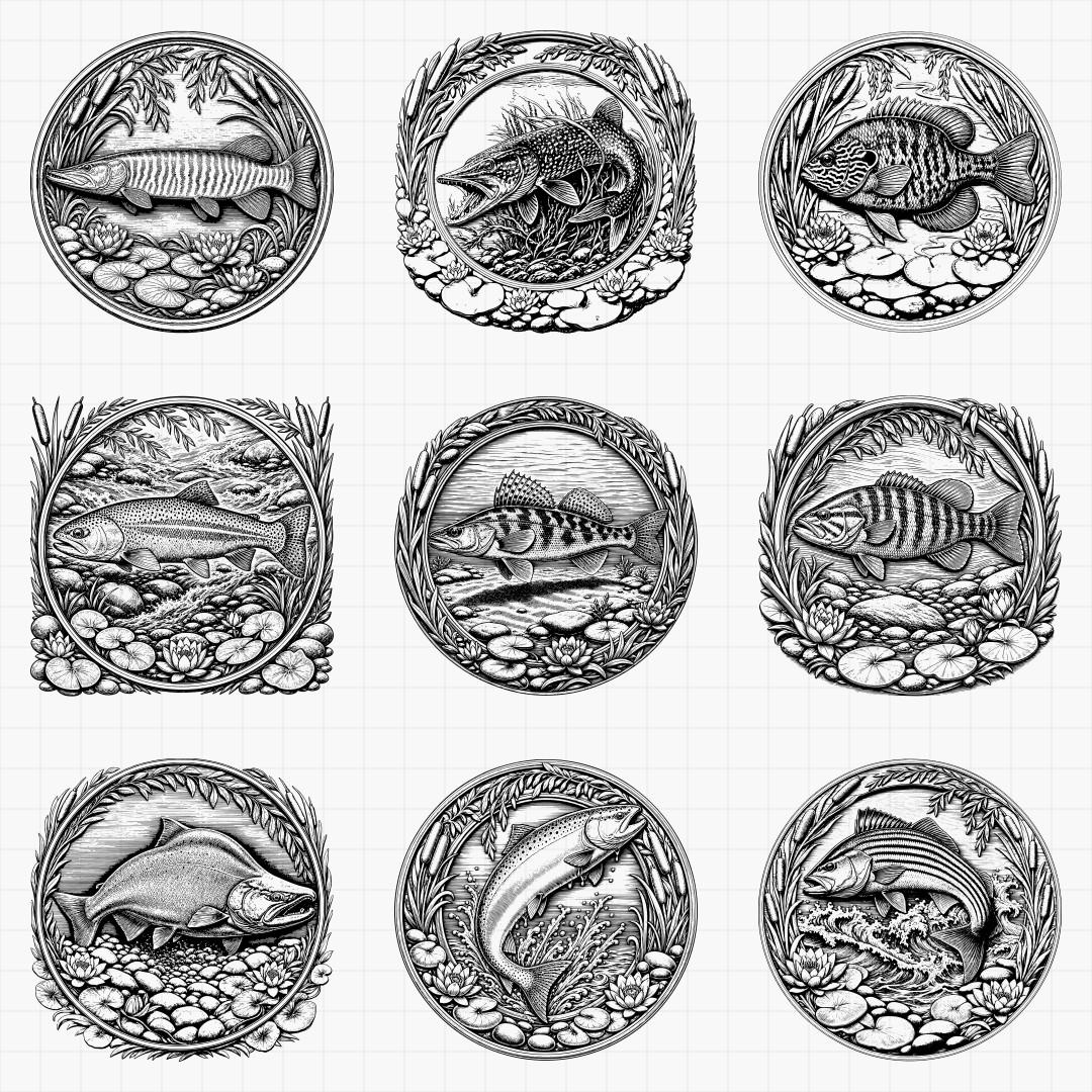 Sport Fish Relief Medallions - Thumbnail 4