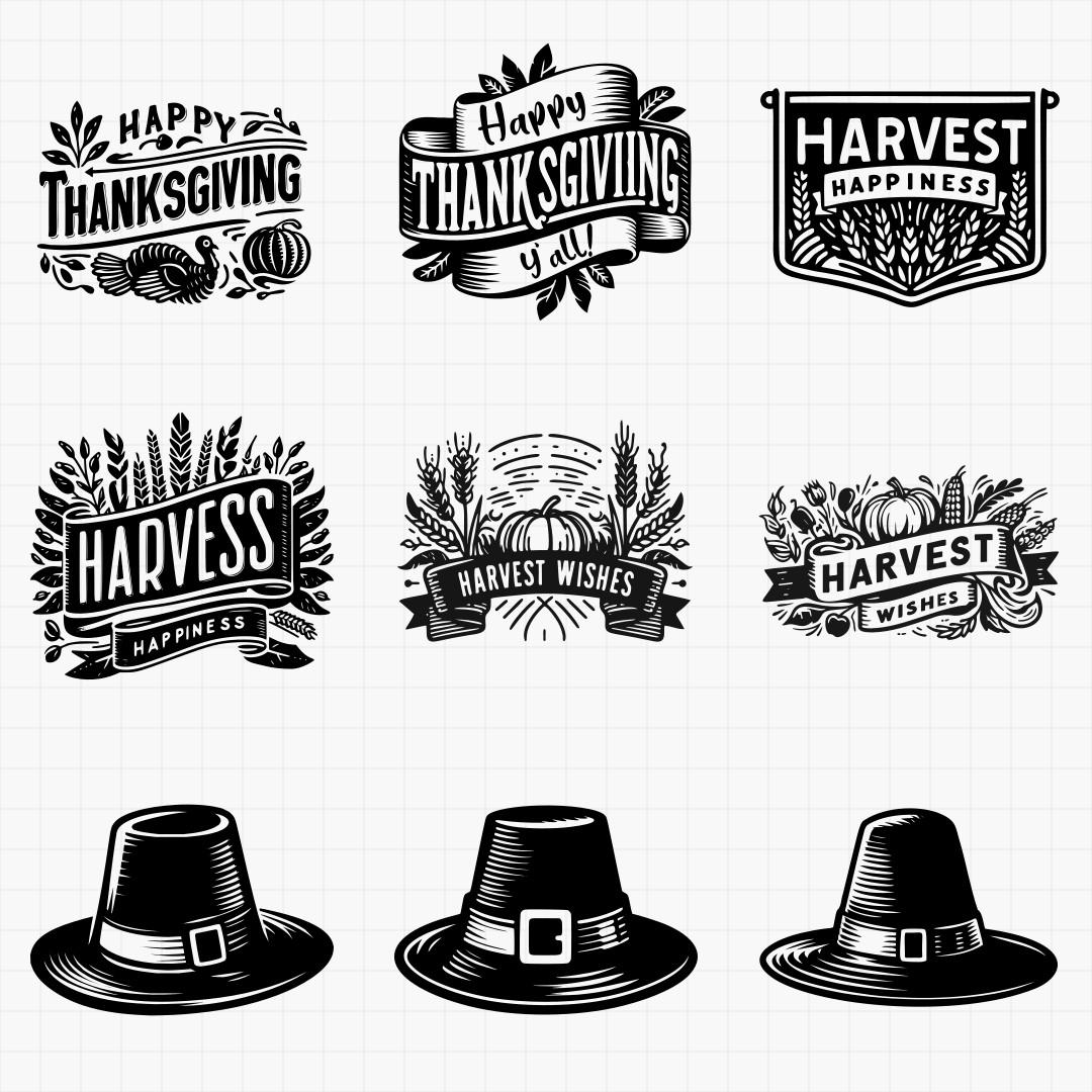 Thanksgiving And Fall Design Pack - Thumbnail 6