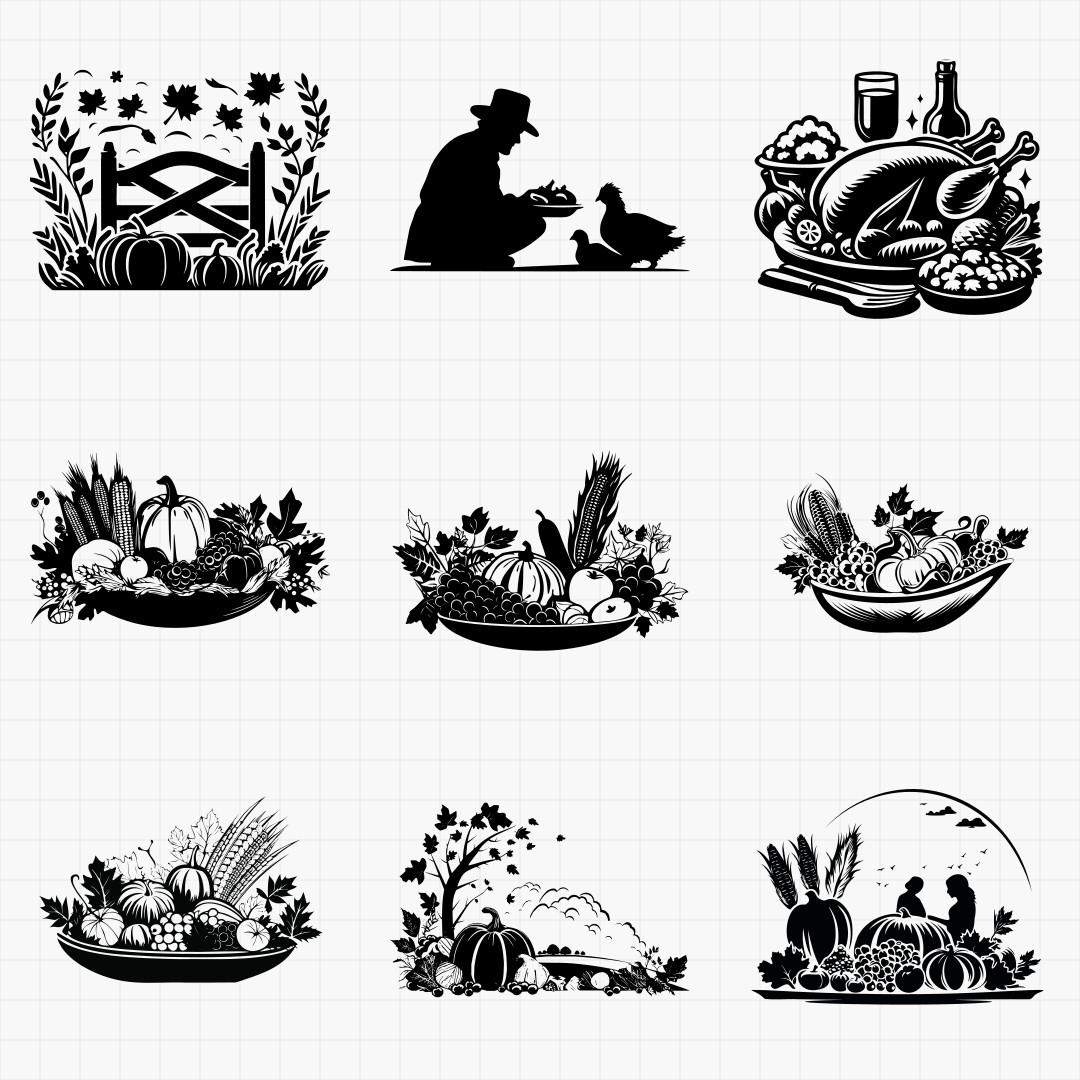 Thanksgiving And Fall Design Pack - Thumbnail 10