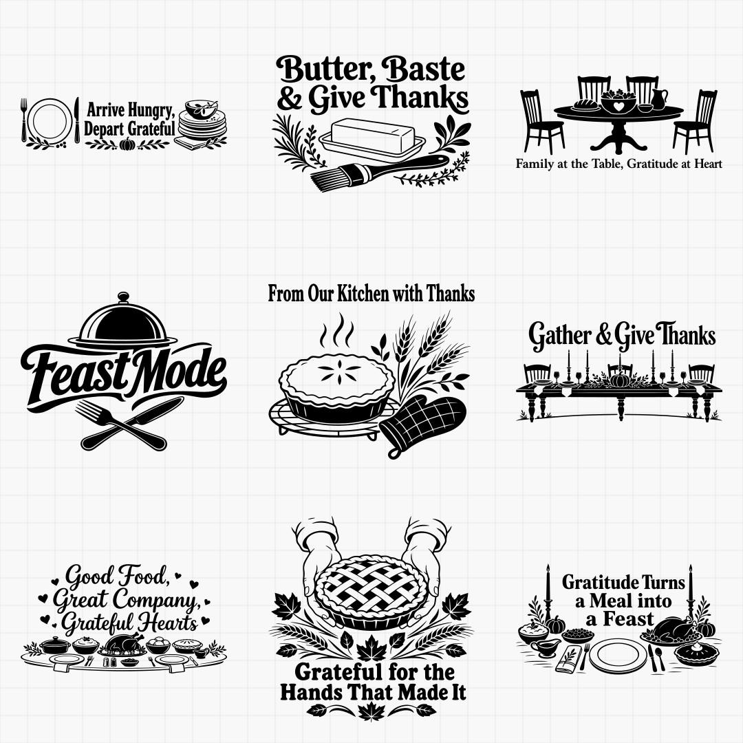 Thanksgiving Cutting Board Sayings - Thumbnail 2