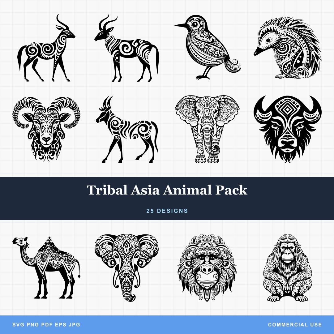 Tribal Asia Animal Pack
