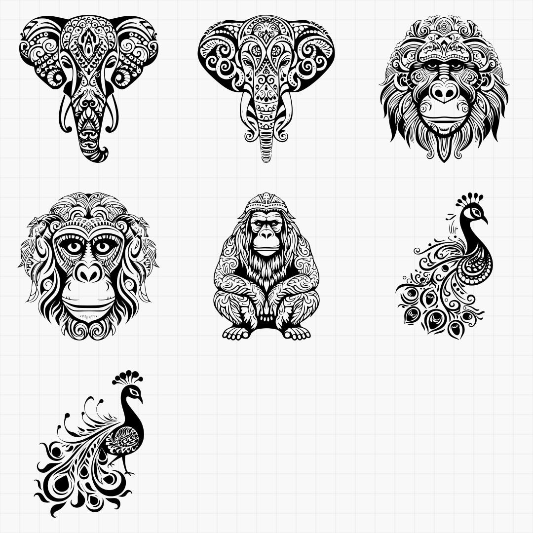 Tribal Asia Animal Pack - Thumbnail 4