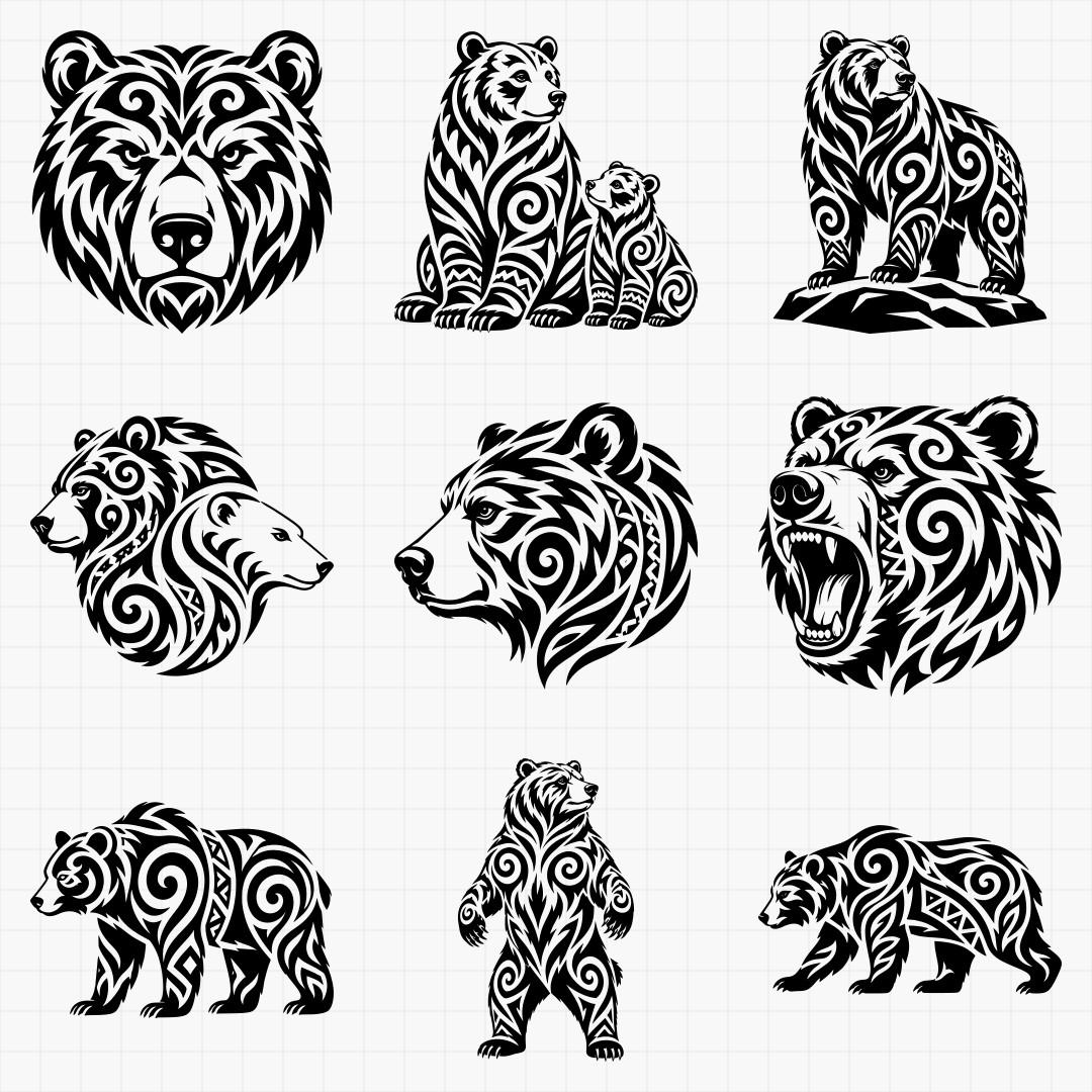Tribal Bear Designs - Thumbnail 4