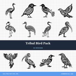 Tribal Bird Pack