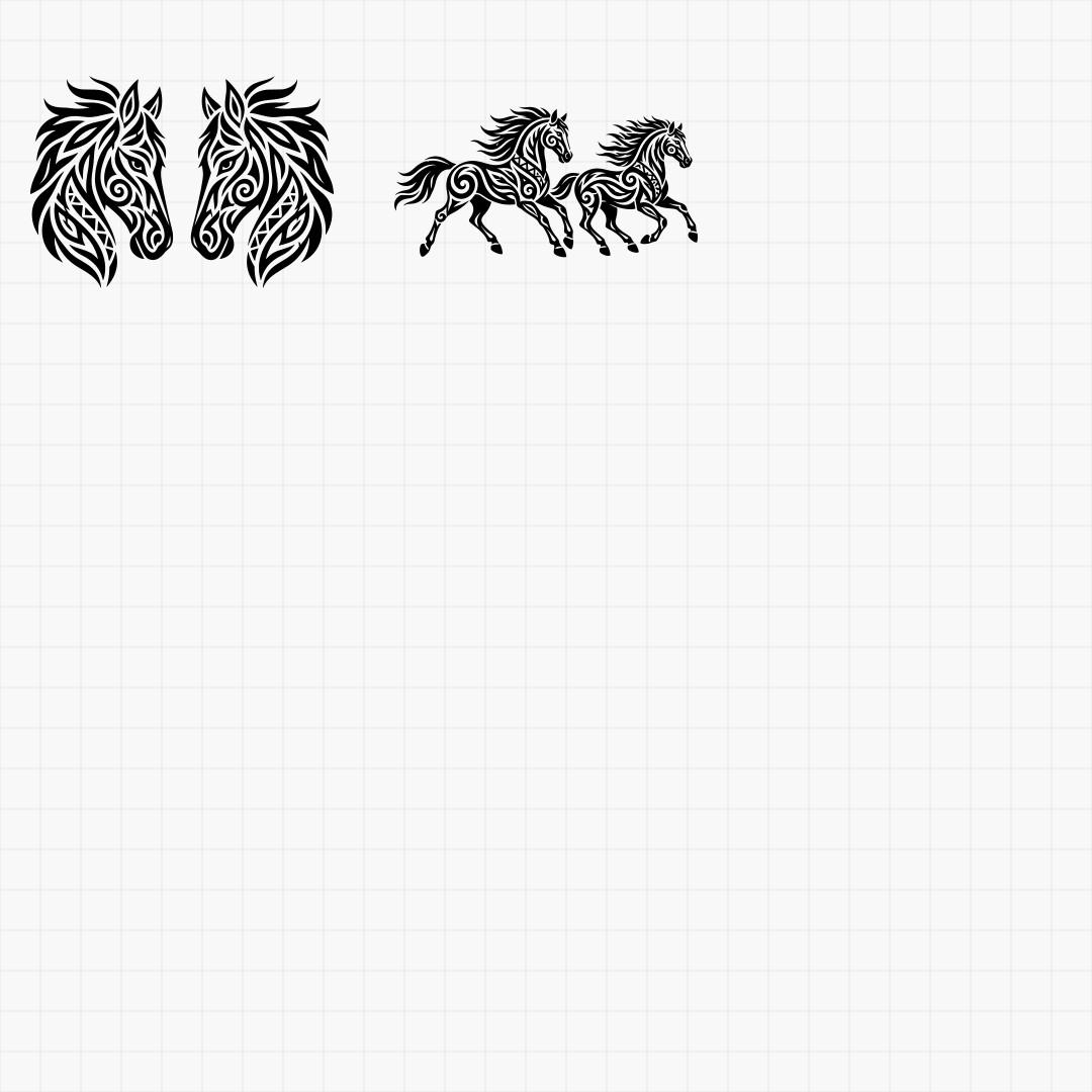 Tribal Horse Designs - Thumbnail 7