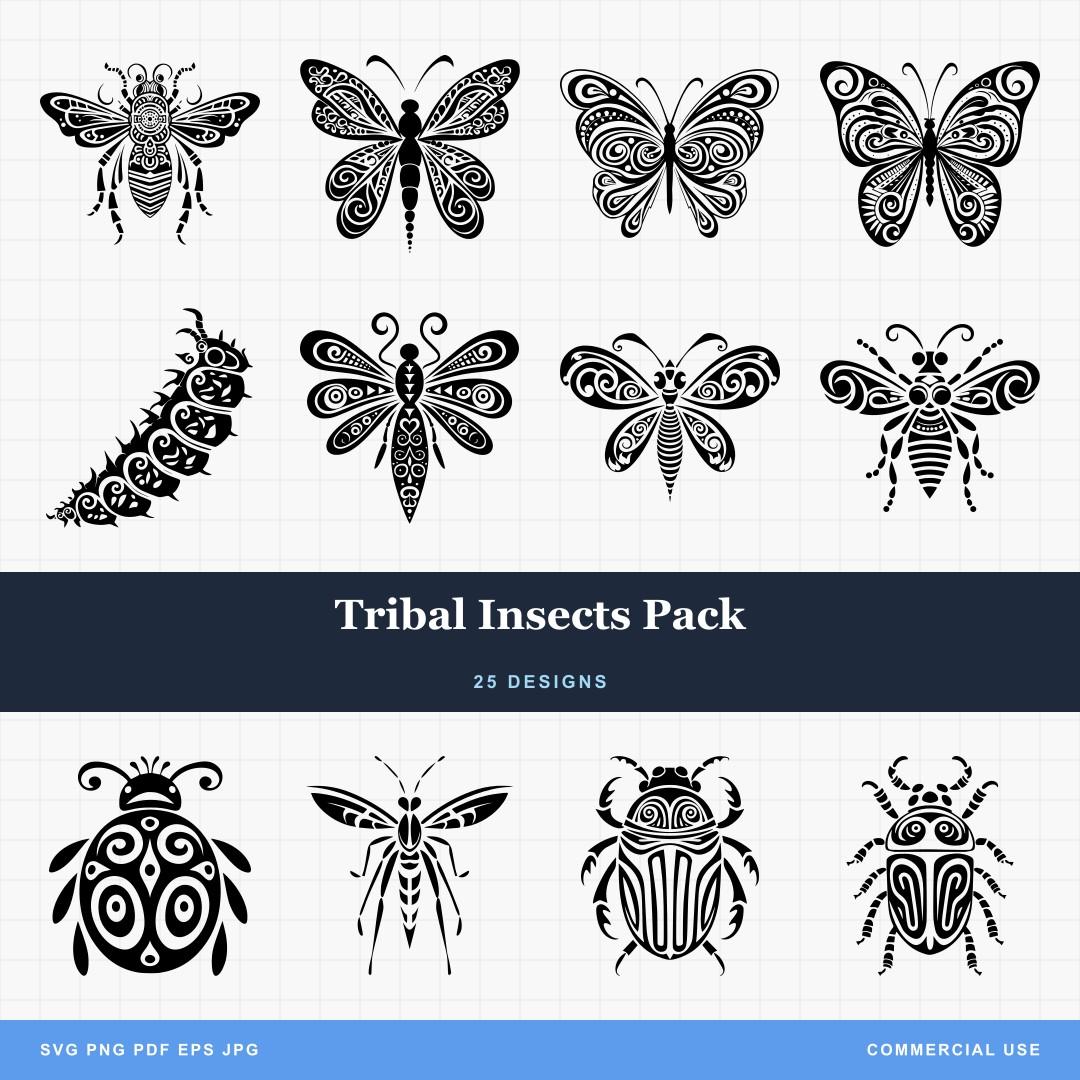 Tribal Insects Pack