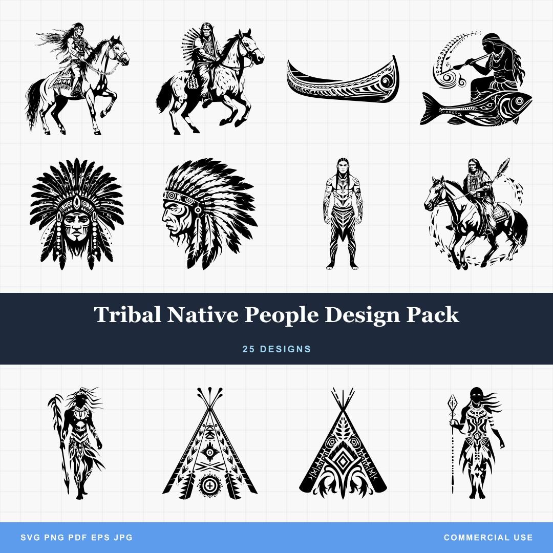 Tribal Native People Design Pack